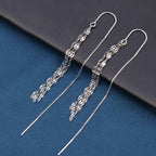 Boucles d'Oreilles Threader — Argent Sterling 925 - Bootiky