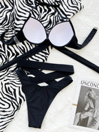 Bikini 2 Pièces — Haut Croisé Dos Nu & Effet Froncé - Bootiky