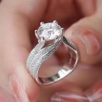 Bague Moissanite 5 Carats — Argent Sterling 925 - Bootiky