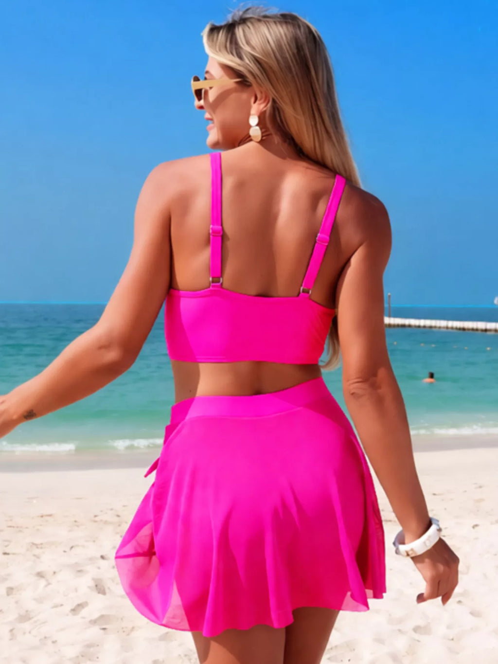 Ensemble de Bain Deux Pièces — Haut Twist & Jupe-Short - Bootiky