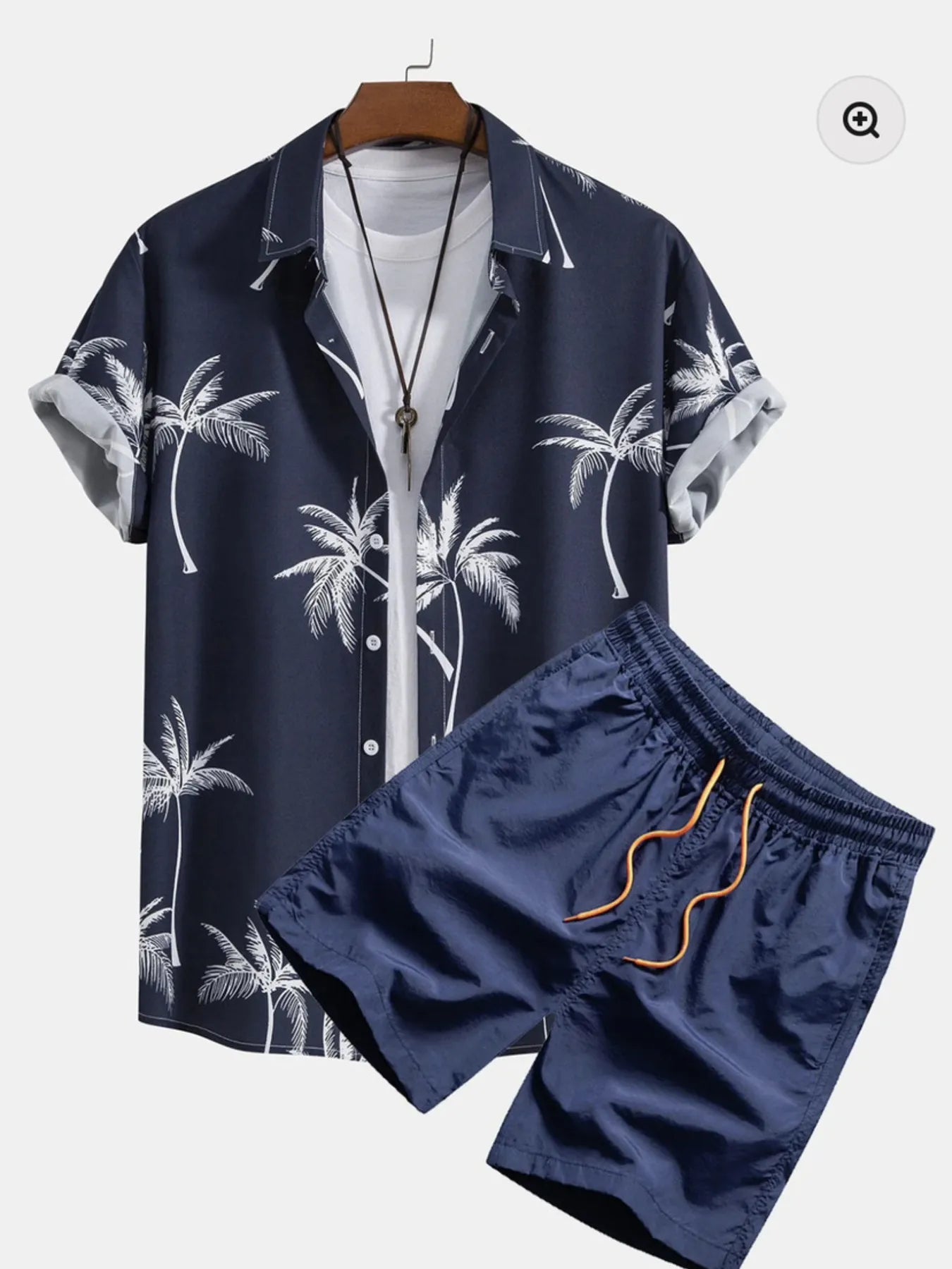 Ensemble Homme Été — Chemise Imprimé Palmiers & Short Tropical - Bootiky