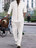 Ensemble Homme — Chemise Boutonnée Manches Longues & Pantalon - Bootiky