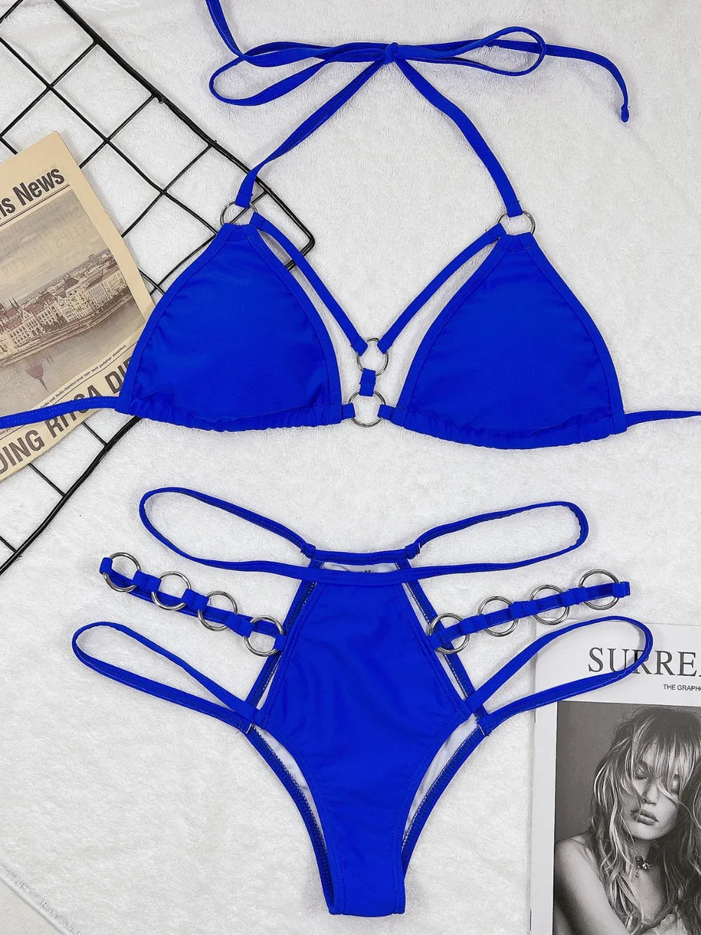 Bikini 2 Pièces — Halter Neck, Découpe Cutout & Dos Nu - Bootiky