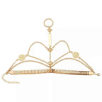 Bracelet de Main Multi-Rangs & Bague Naomi – Plaqué Or 18K ou Argenté, Ajustable - Bootiky