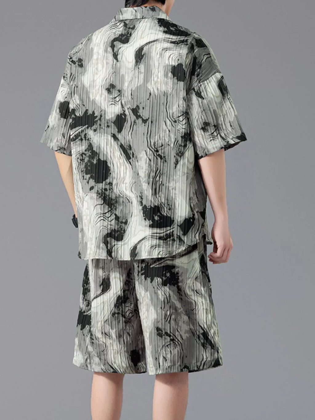 Ensemble Homme Été — Chemise Tie-Dye & Short Casual - Bootiky