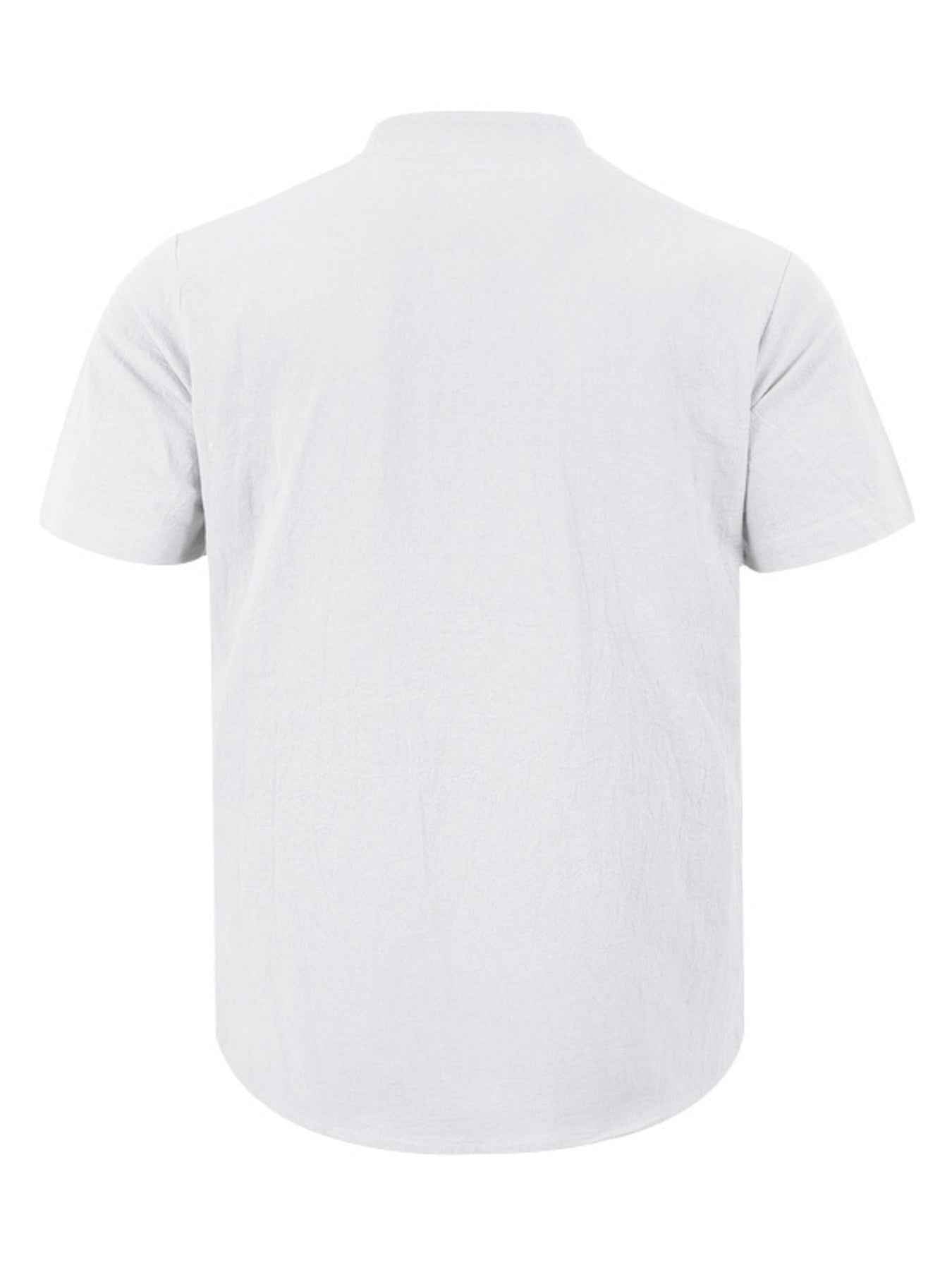 Chemise homme manches courtes à boutons – grande taille - Bootiky