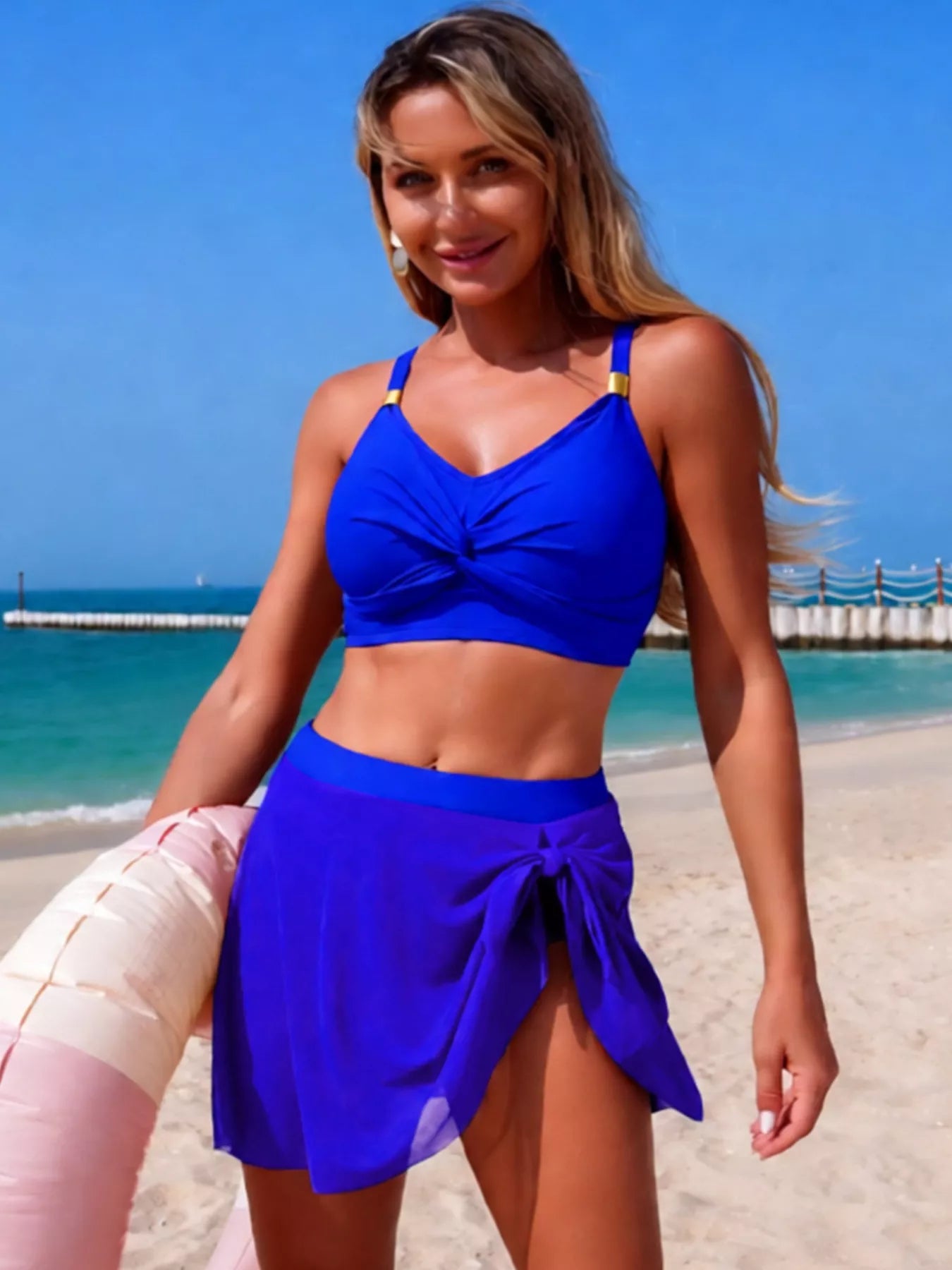 Ensemble de Bain Deux Pièces — Haut Twist & Jupe-Short - Bootiky