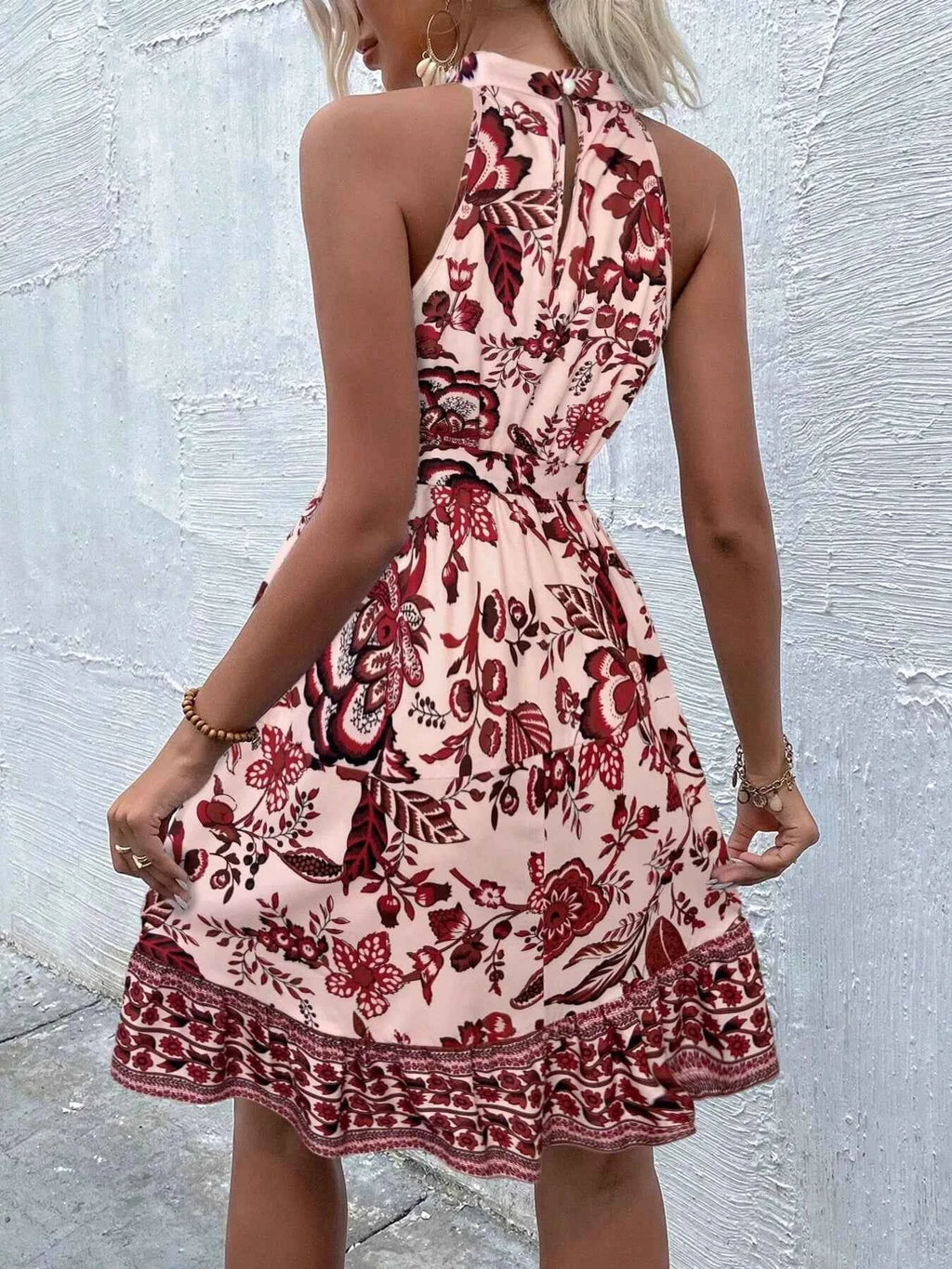 Robe d'Été Fluide Estoril Sans Manches – Ceinture Incluse, S à 2XL - Bootiky