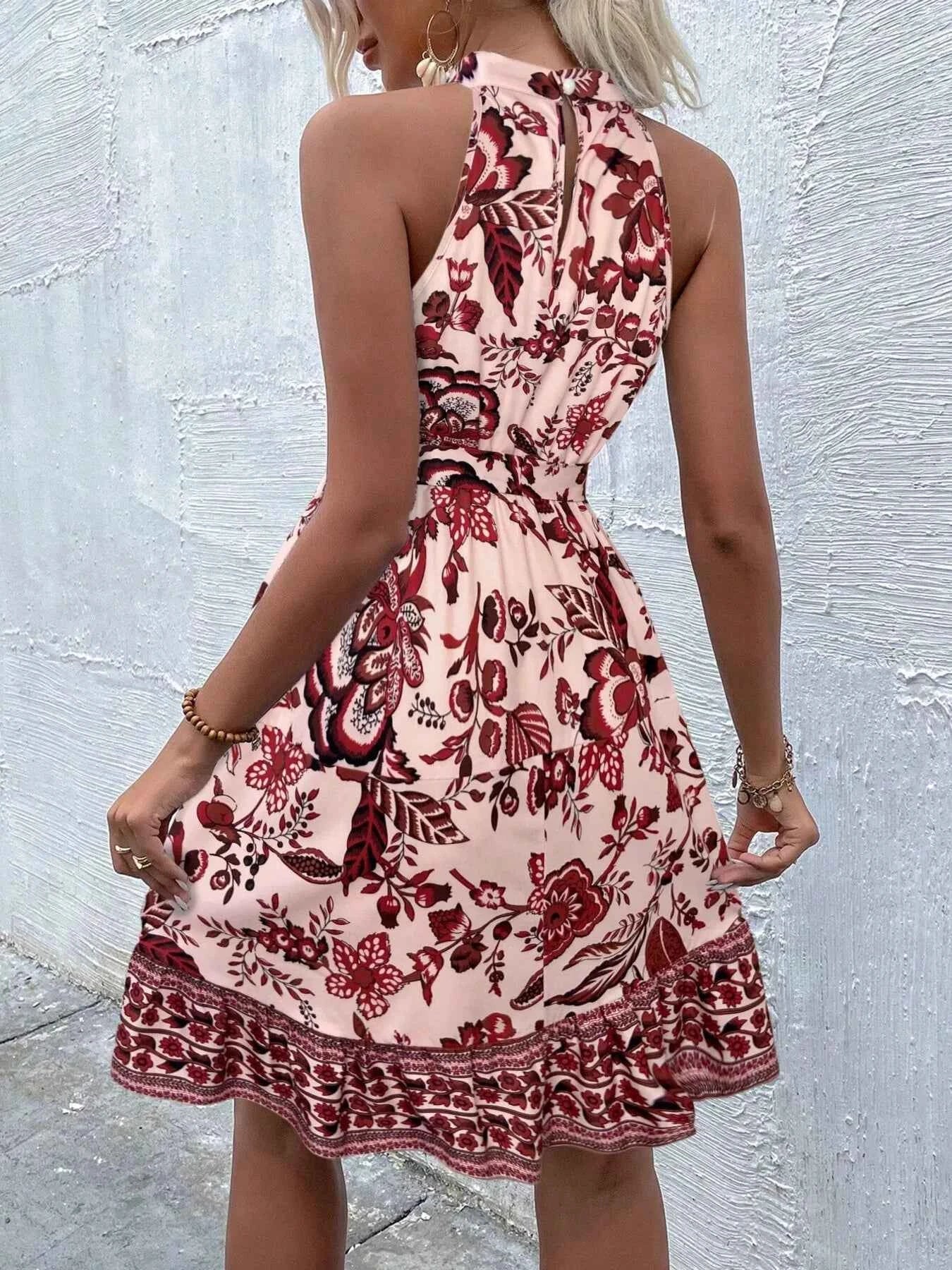 Robe d'Été Fluide Estoril Sans Manches – Ceinture Incluse, S à 2XL - Bootiky