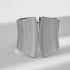 Bracelet Manchette Large — Plaqué Or 18K & Argenté - Bootiky