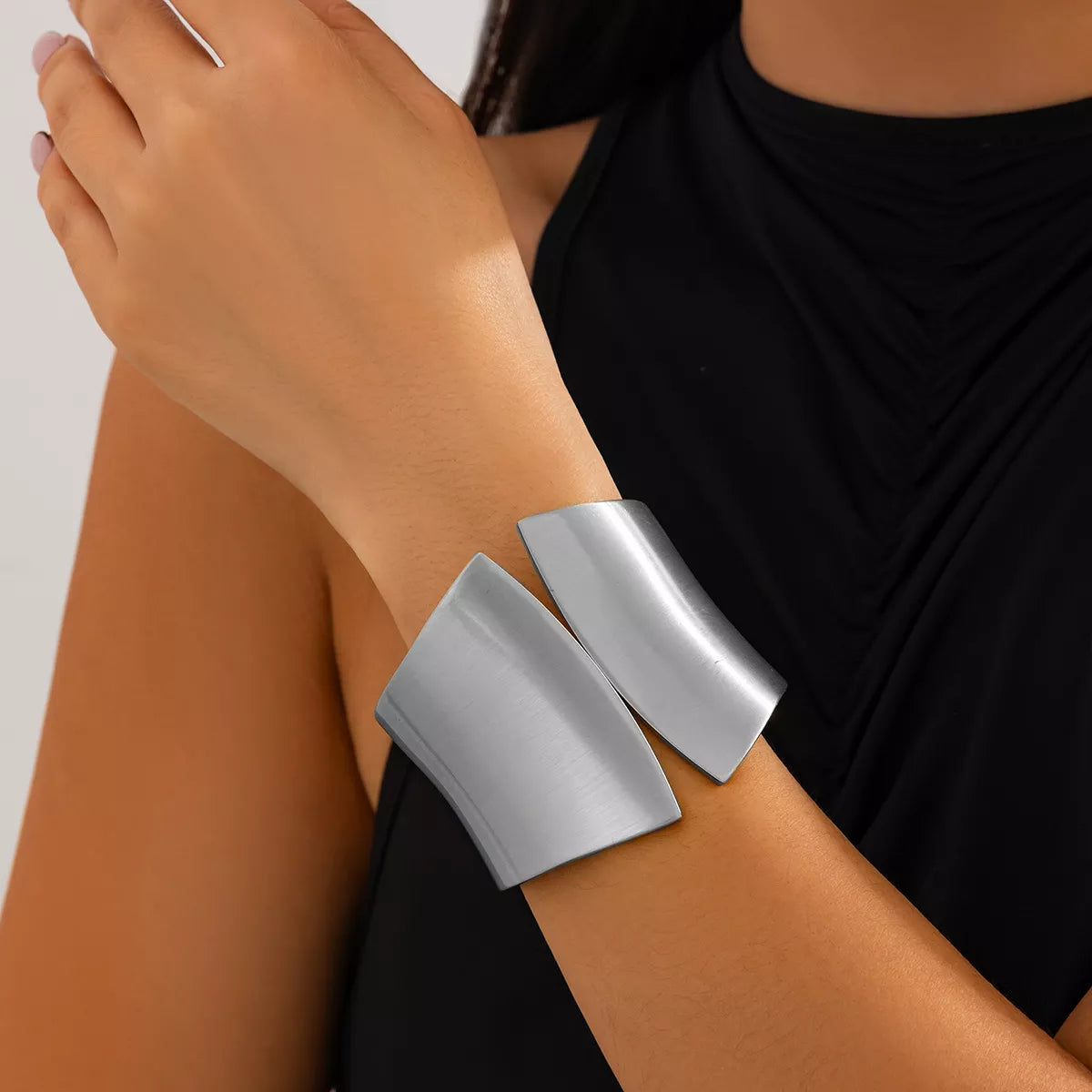 Bracelet Manchette Large — Plaqué Or 18K & Argenté - Bootiky