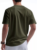 T-shirt homme manches courtes à boutons – casual grande taille - Bootiky