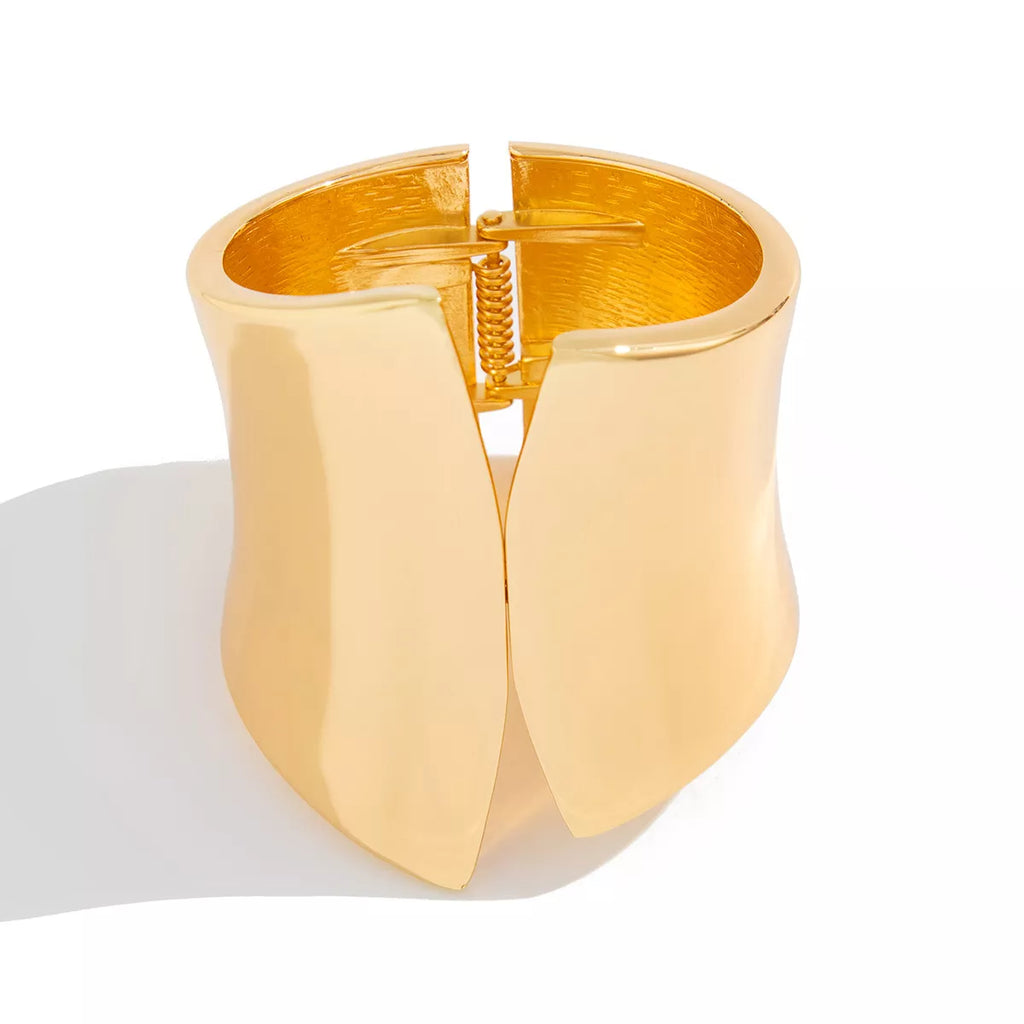 Bracelet Manchette Large — Plaqué Or 18K & Argenté - Bootiky