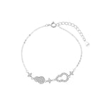 Bracelet Amulette Wulu Argent 925 & Zircons – Or 18K, Or Rose ou Argent, Écrin Inclus - Bootiky