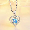Collier Pendentif Cœur — Argent Sterling 925 & Zircon - Bootiky