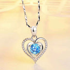 Collier Pendentif Cœur — Argent Sterling 925 & Zircon - Bootiky