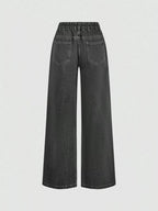 Ensemble deux pièces – Gilet halter en jean et pantalon wide-leg - Bootiky