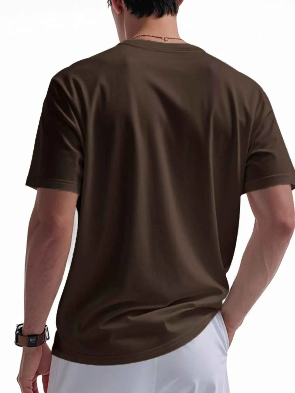 T-shirt homme manches courtes à boutons – casual grande taille - Bootiky
