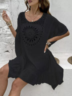 Robe de Plage Cache-Maillot — Détails Crochet & Ourlet à Volants - Bootiky