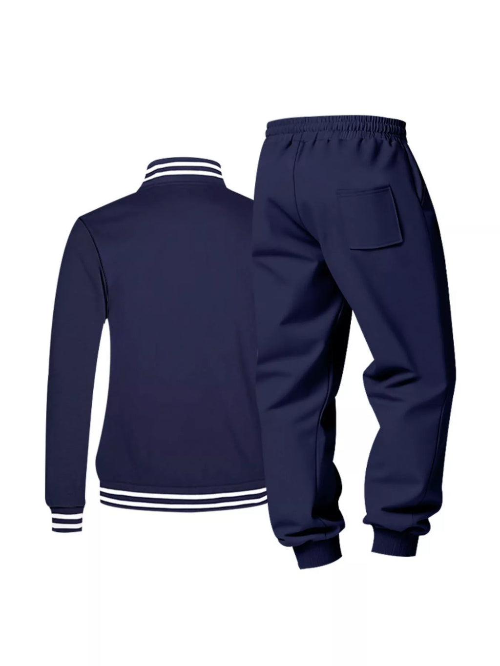 Ensemble Fluide à Rayures Riviera Lines – Haut & Pantalon Homme, S à 3XL - Bootiky