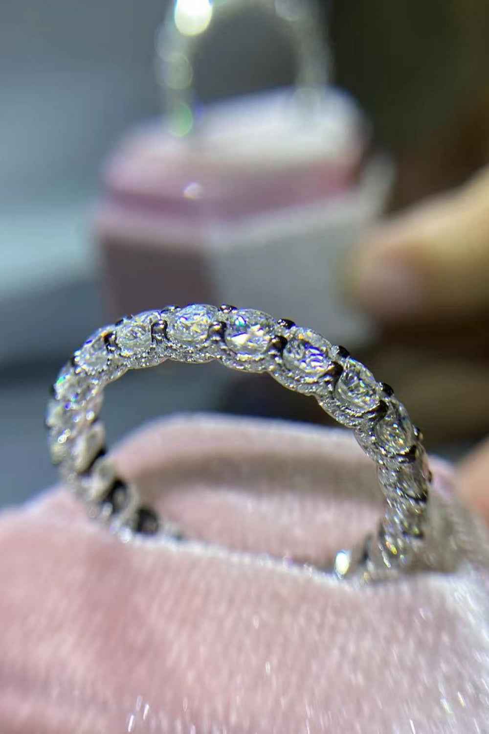 Bague Moissanite 1,5 Carat — Argent Sterling 925 Platiné - Bootiky