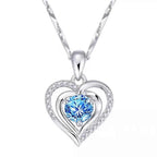 Collier Pendentif Cœur — Argent Sterling 925 & Zircon - Bootiky