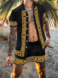 Ensemble d'Été Graphique Riviera – Chemise & Short Homme, S à 3XL - Bootiky
