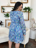 Robe Longue Imprimée — Cordon de Serrage & Manches Longues Doublée - Bootiky