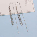 Boucles d'Oreilles Threader — Argent Sterling 925 - Bootiky