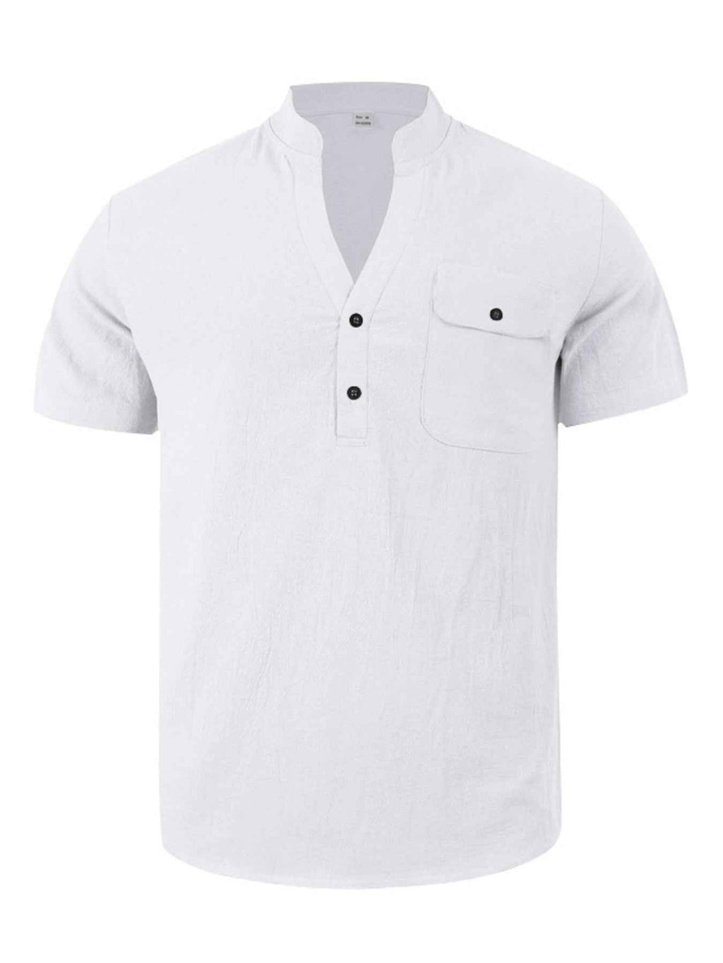 Chemise homme manches courtes à boutons – grande taille - Bootiky
