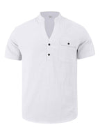 Chemise homme manches courtes à boutons – grande taille - Bootiky