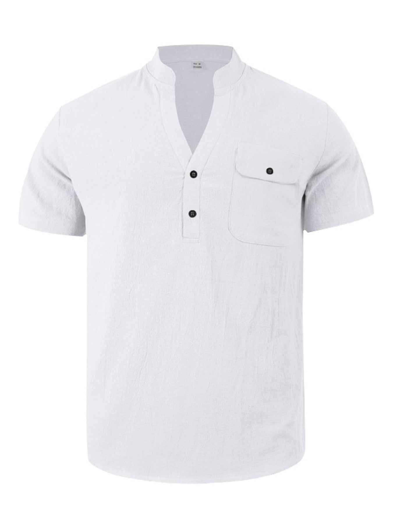 Chemise homme manches courtes à boutons – grande taille - Bootiky