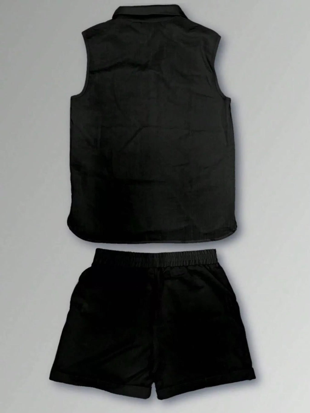 Ensemble d'Été Casual Urban – Gilet Boutonné & Short Homme, M à 3XL - Bootiky