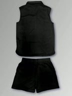 Ensemble d'Été Casual Urban – Gilet Boutonné & Short Homme, M à 3XL - Bootiky