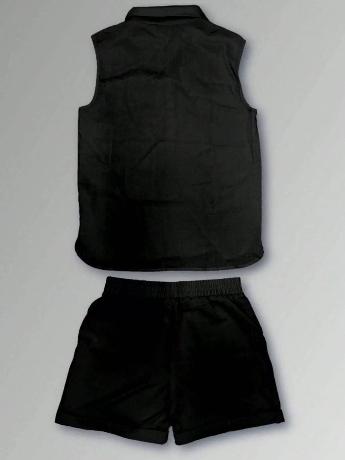 Ensemble d'Été Casual Urban – Gilet Boutonné & Short Homme, M à 3XL - Bootiky