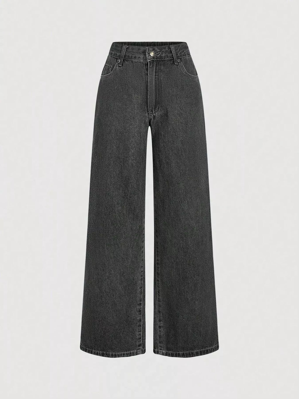 Ensemble deux pièces – Gilet halter en jean et pantalon wide-leg - Bootiky
