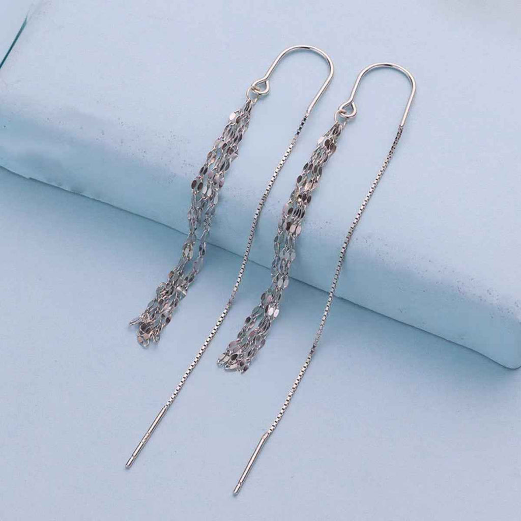 Boucles d'Oreilles Threader — Argent Sterling 925 - Bootiky