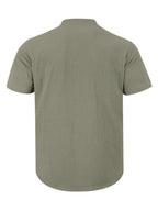 Chemise homme manches courtes à boutons – grande taille - Bootiky